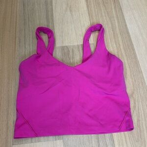 Lululemon women’s Align tank top Size: 4 Color: Sonic Pink